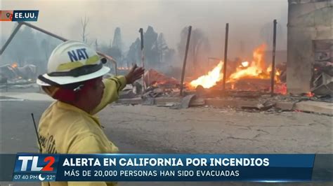 Evacuaciones Por Incendios Forestales En California Youtube