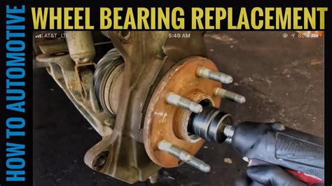 How To Replace The Front Wheel Bearings On A 2000 2006 Chevy K1500 Suburban Youtube