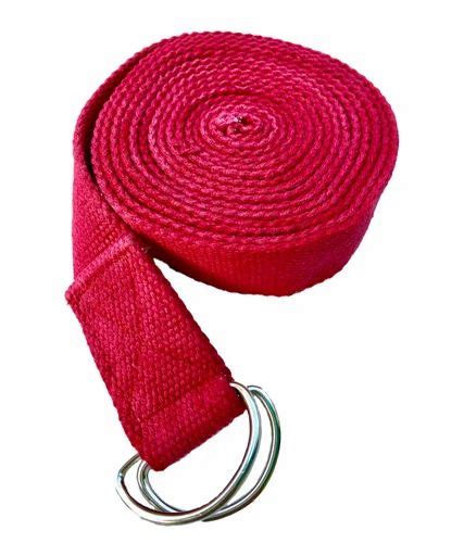 The Yogis Red Cotton Yoga Strap At Rs 50 Piece In Gurugram ID