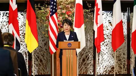 G7、ウクライナ支援は「決して揺らがない」 東京での外相会合で声明 Bbcニュース