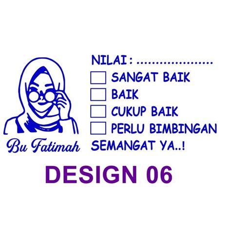 Jual Stempel Gurustempel Nilai Penilaian Koreksi Checked