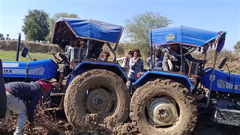 Tractor Accident Tractor Stuck In Mud Youtube