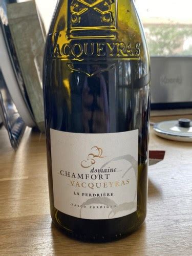 Domaine Chamfort Vacqueyras La Perdri Re Vivino Australia