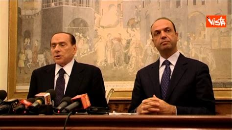 Berlusconi Chiede Alfano Conferma Mai Detto Siamo Alle Barzellette