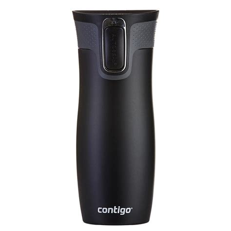 Contigo West Loop 2.0 termosz bögre, matt fekete, 470 ml - eMAG.hu