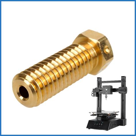 3d Print Nozzle Brass Nozzle Large Caliber Extended Nozzle For 3d Printer Wear Resistant 3d