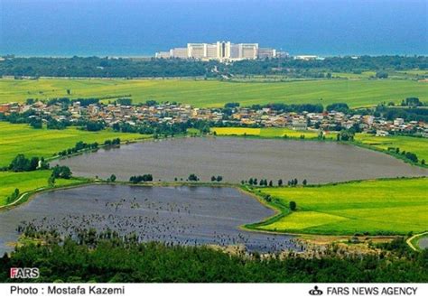 عکس هوایی سواحل مازندران باشگاه مهندسان ایران