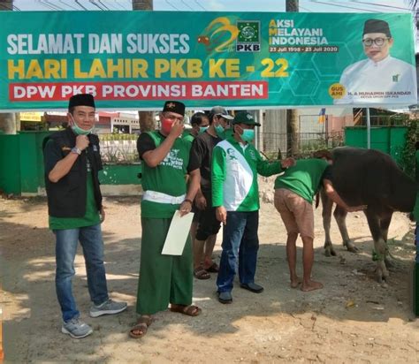 Idul Adha Pkb Banten Potong Sapi Kerbau Dan Kambing