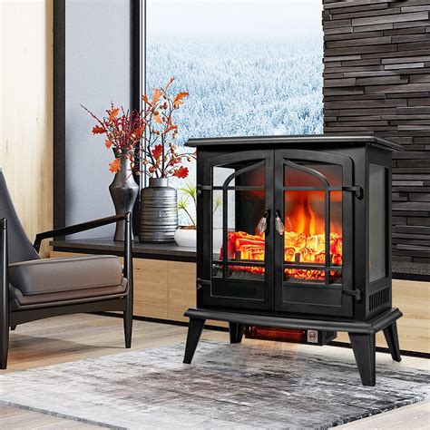 Dimplex Bfd E Brayford Optiflame Electric Stove Black Cast Iron