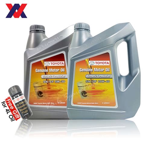 Toyota Genuine Semi Synthetic 5w30 10w40 Engine Oil 4l Sn Cf BeeCost