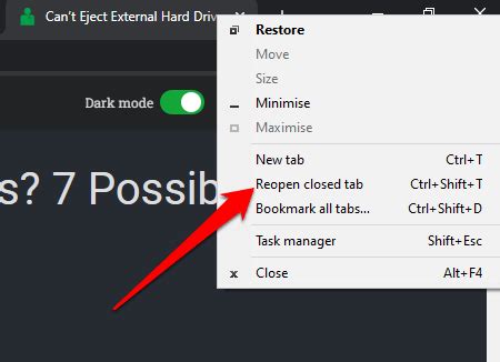 How To Reopen A Closed Browser Tab In Chrome Safari Edge And Firefox