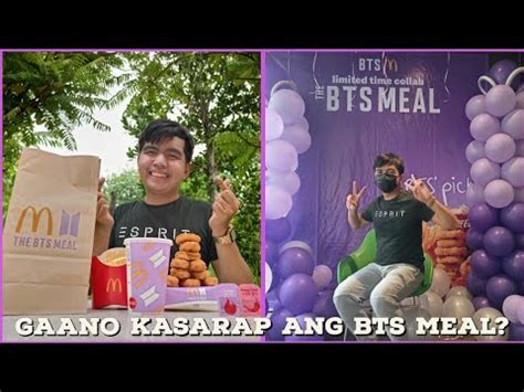 BTS MEAL REVIEW MCDONALD S PHILIPPINES SWAK BA SA PANLASANG PINOY