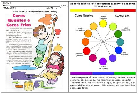 Texto Sobre As Cores - Desenhos com as cores primarias – Artofit