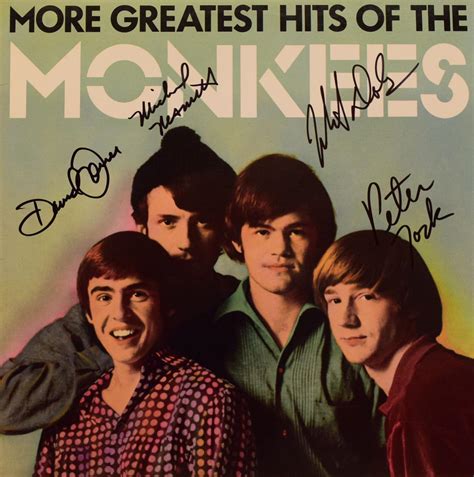 Sold Price The Monkees Signed More Greatest Hits Of The Monkees Album