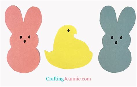 Peeps Bunny Template