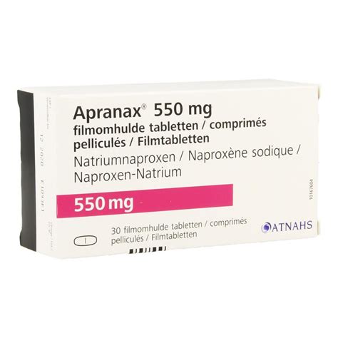 Apranax 550mg Filmomh Tabl 30 X 550mg Kopen Multipharma Be