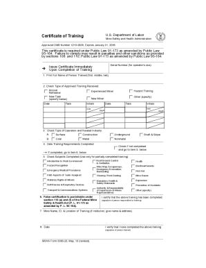 Msha Form May Revised Fill Out And Sign Printable Pdf