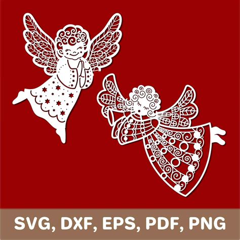 Angel Svg Angel Dxf Angel Png Christmas Angel Svg Angel Inspire