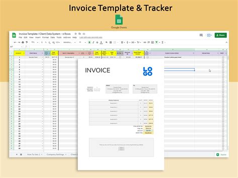 Google Sheets Invoice Tracker Template