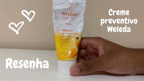 Resenha Creme Preventivo Pomada Weleda Cal Ndula Minha Opini O