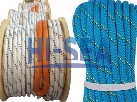 Abrasion Resistance Polyester Jacket UHMWPE Mooring Rope