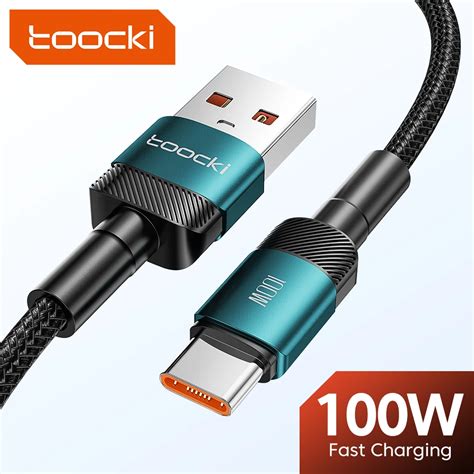 Toocki 100W USB Tip C Kablo H Zl Arj USB C Arj Kablosu I In Huawei