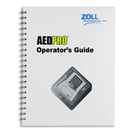 Zoll® Aed Pro® Operators Guide Aed Superstore 9650 0350 01