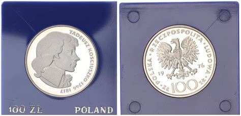 Polen Zloty Tadeusz Kosciuszko Silber Pp In Kapsel Ma Shops