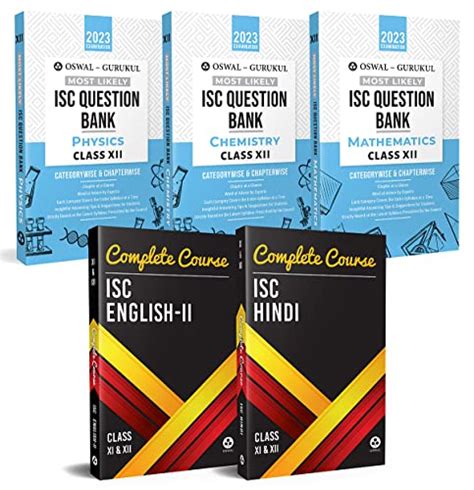 Oswal Gurukul Most Likely Isc Question Bank Class 12 Bundles Set Of 5