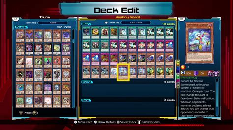 Yu Gi Oh Legacy Of The Duelist Destiny Board Deck Profile Youtube