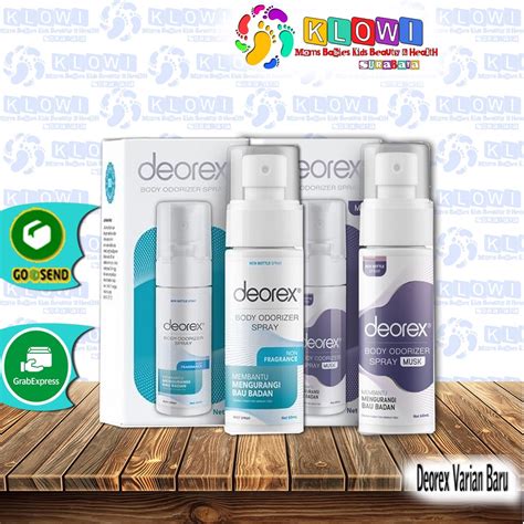 Jual Deorex Body Odorizer Spray Ml New Body Spray Penghilang