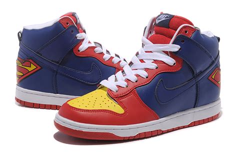 Superman Nike Dunks | Nike Dunk Superhero High SB Premium ID SuperMan ...