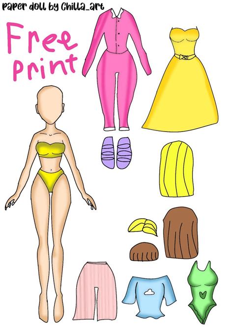 Paper Dolls Printables With Clothes