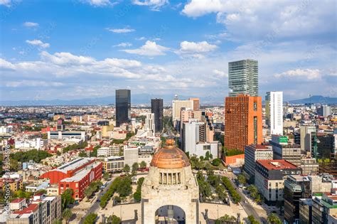 Espectacular Vista A Rea Del Skyline De La Ciudad De M Xico El Drone