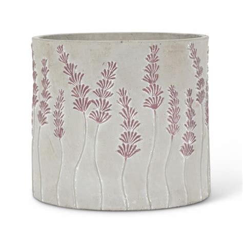 Abbott Collections Ab 27 Lavender 944 Lg 7 In Lavender Design Planter