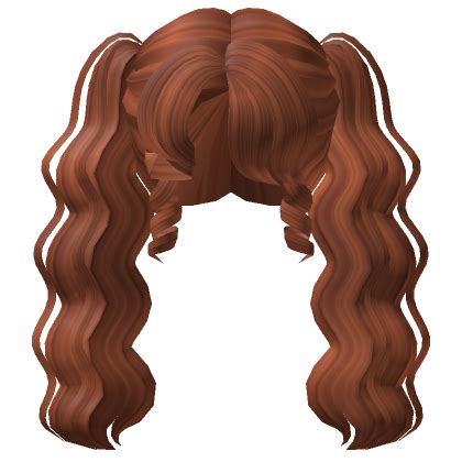 Cute Curly Elegant Pigtails Ginger Roblox