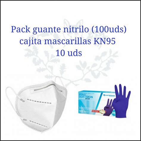 Oferta Pack Guantes Nitrilo Mas Mascarillas FFP2