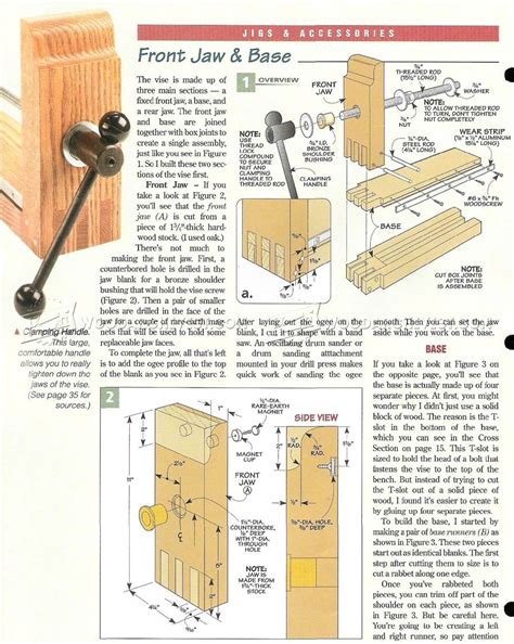 DIY Bench Vise • WoodArchivist