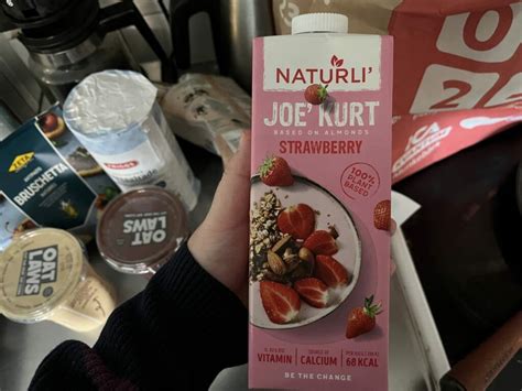 Naturli Joekurt Strawberry Vegansk Yoghurt Vegojakt Se