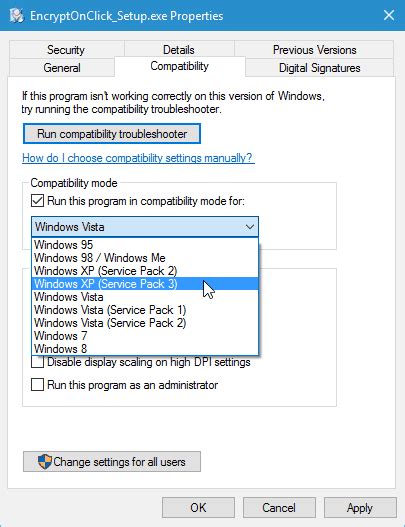 Run Old Software On Windows With Compatibility Mode