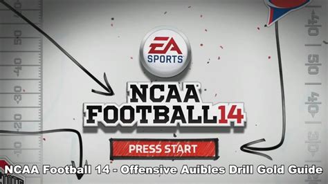 Ncaa Football 14 Offensive Audibles Drill Gold Guide Youtube