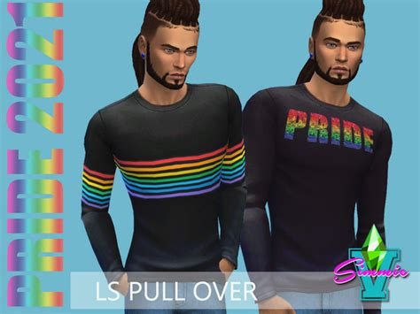 The Sims Resource SimmieV Pride21 LS Pull Over