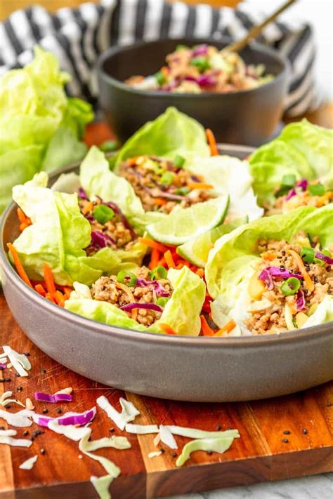 Quick Easy Asian Ground Pork Lettuce Wraps Unsophisticook