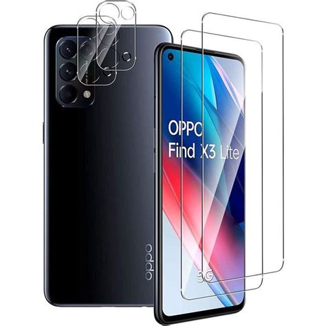 Verre Tremp Pour Oppo Find X Lite G Pi Ces Cam Ra Arri Re