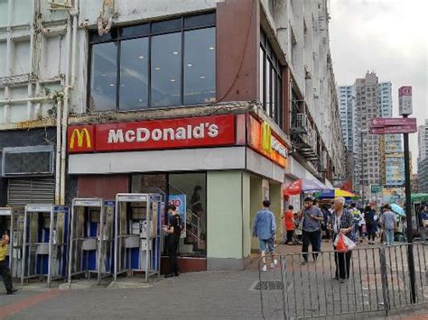 Menu at McDonald's restaurant, Hong Kong, Hoi Yuen Rd