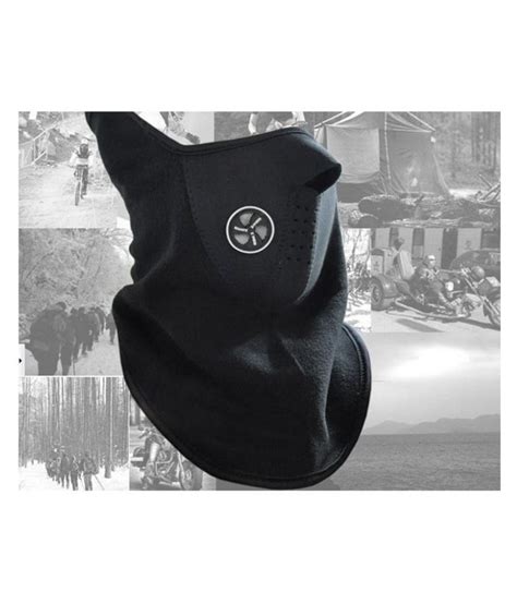 Neoprene Anti Pollution Bike Face Mask Neck Warmer Black Buy