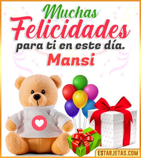 Feliz Cumpleaños Mansi Imágenes Tarjetas y Mensajes