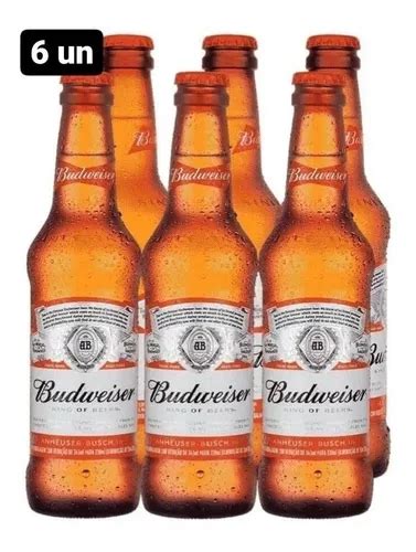 Kit Budweiser 330ml Long Neck Pacote Com 6 Promoção Mercadolivre