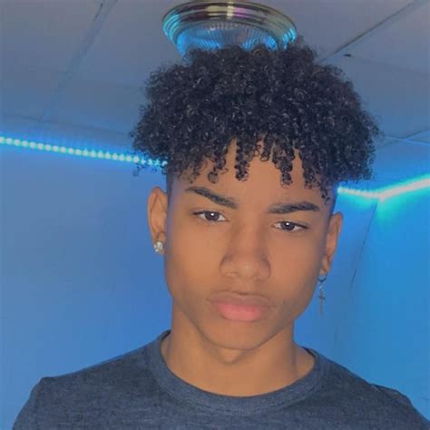 Mike Live On Tiktok Curly Hair Men Cute Black Boys Light Skin Boys