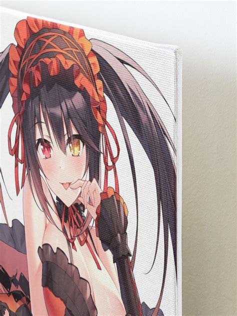 Lewd Tokisaki Kurumi Ass Thighs Date A Live Sexy Hentai Ecchi Anime Girl Mounted Print By